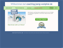 Tablet Screenshot of coaching-joerg-westphal.de